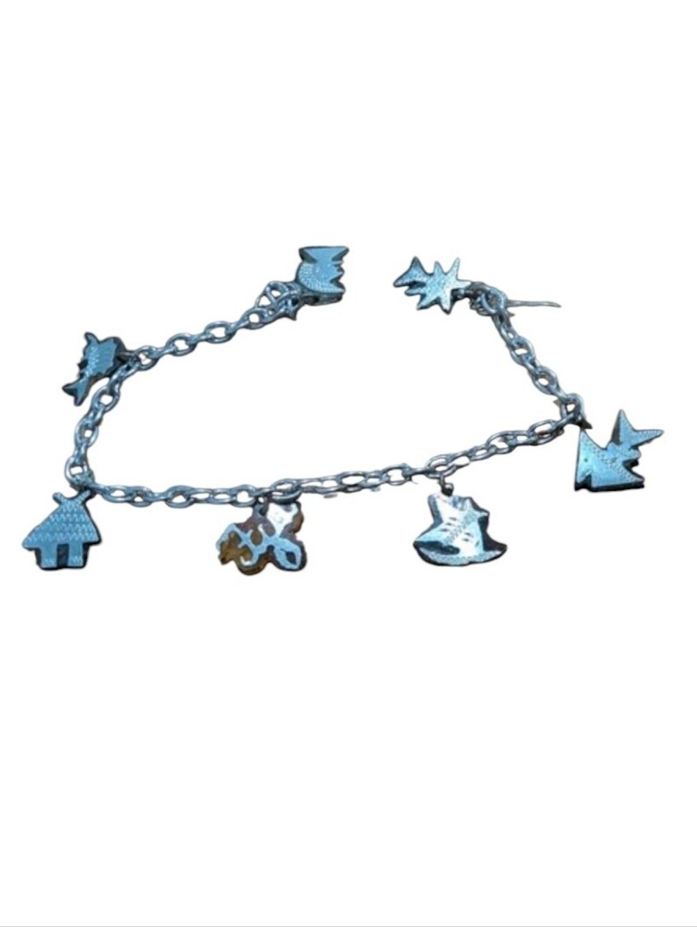 Vintage 1960s-70s Rhodesian / Zimbabwe souvenir charm bracelet reversible
